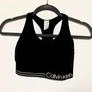 Black Racerback Sports Bra